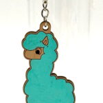 Breloczek alpaka sklejka 2