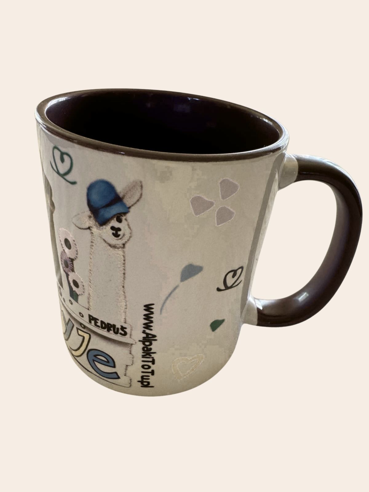 Projekt bez nazwy Kubek z alpaką 330 ml - obrazek 1